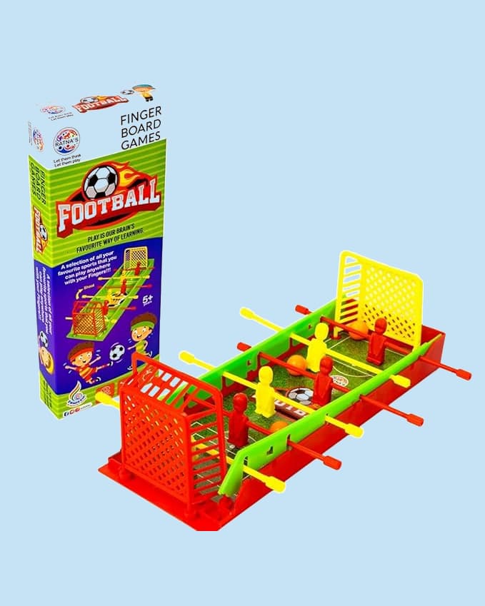 Ratna’s Mini Football Fingerboard Game – Pocket Foosball Set for Kids 5+ - Default Title